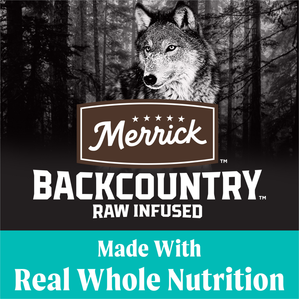 
                  
                    Merrick Backcountry Grain Free Dry Adult Dog Food Kibble With Freeze Dried Raw Pieces Game Bird Recipe
                  
                