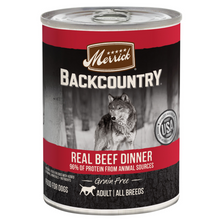 Load image into Gallery viewer, Merrick Backcountry Grain Free 96% Beef Recipe Canned Dog Food