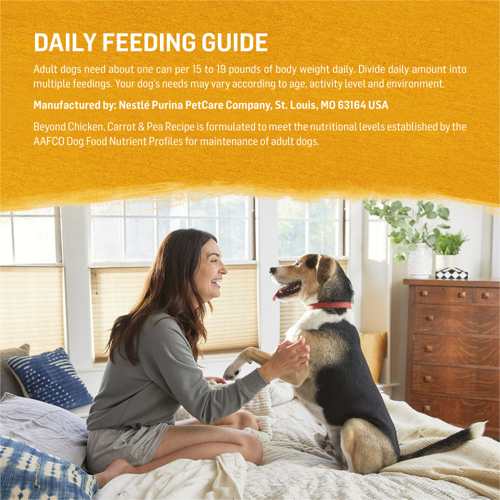 
                  
                    Beyond Grain Free Chicken, Carrot and Pea Wet Dog Food
                  
                