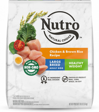 Load image into Gallery viewer, Nutro Wholesome Essentials Healthy Weight Large Breed Adult Farm-Raised Chicken, Rice &amp; Sweet Potato Dry Dog Food