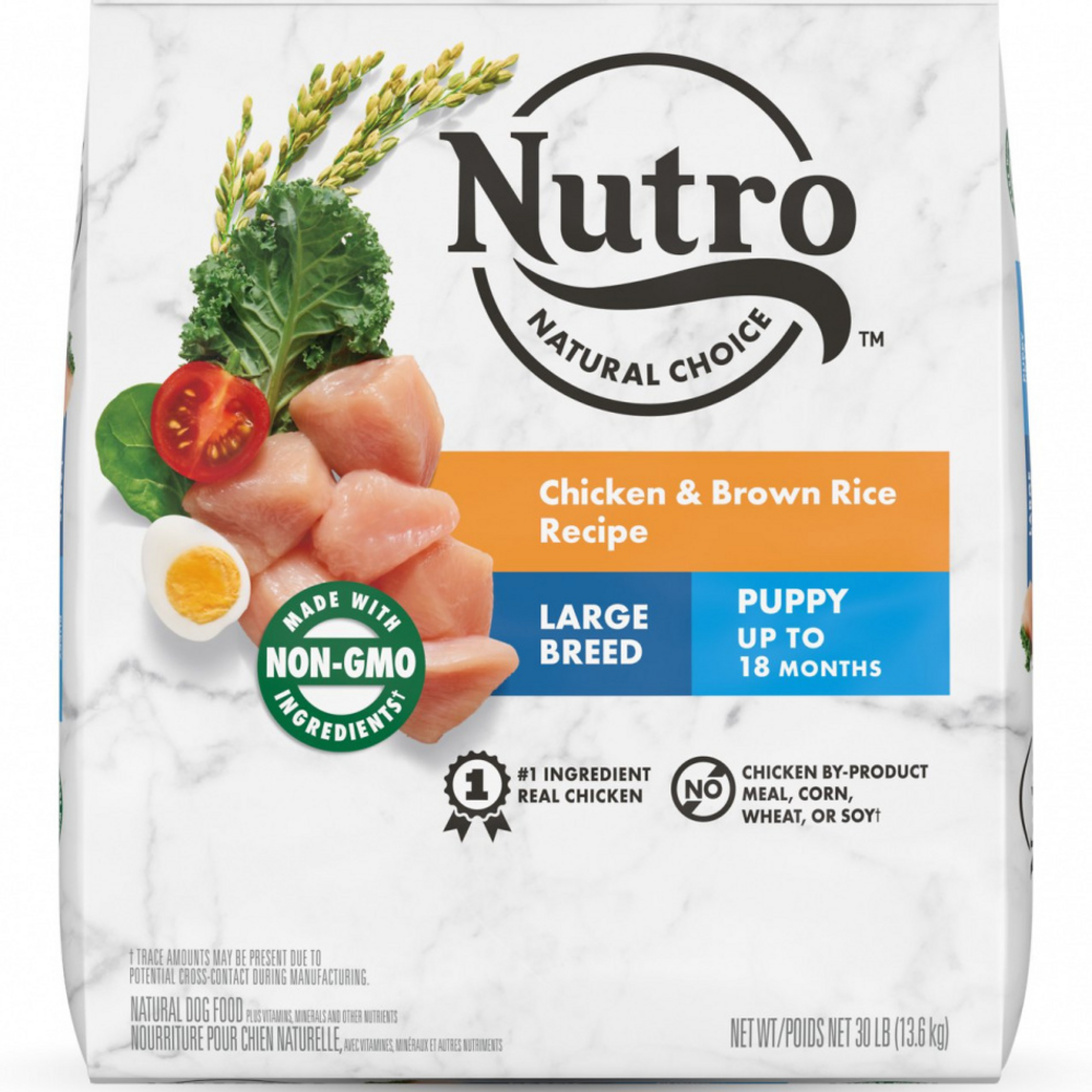 
                  
                    Nutro Wholesome Essentials Large Breed Puppy Farm-Raised Chicken, Brown Rice & Sweet Potato Dry Dog Food
                  
                