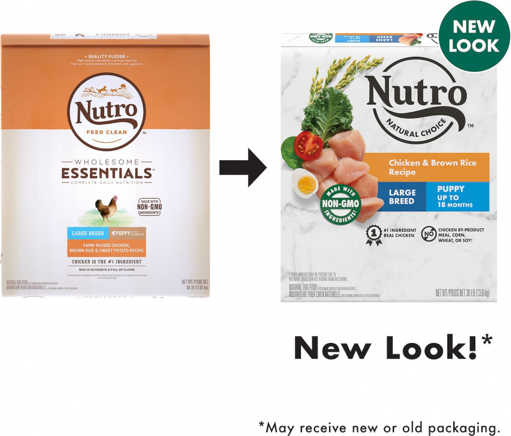 
                  
                    Nutro Wholesome Essentials Large Breed Puppy Farm-Raised Chicken, Brown Rice & Sweet Potato Dry Dog Food
                  
                