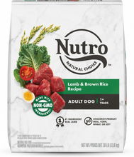 Load image into Gallery viewer, Nutro Wholesome Essentials Adult Pasture-Fed Lamb &amp; Rice Dry Dog Food