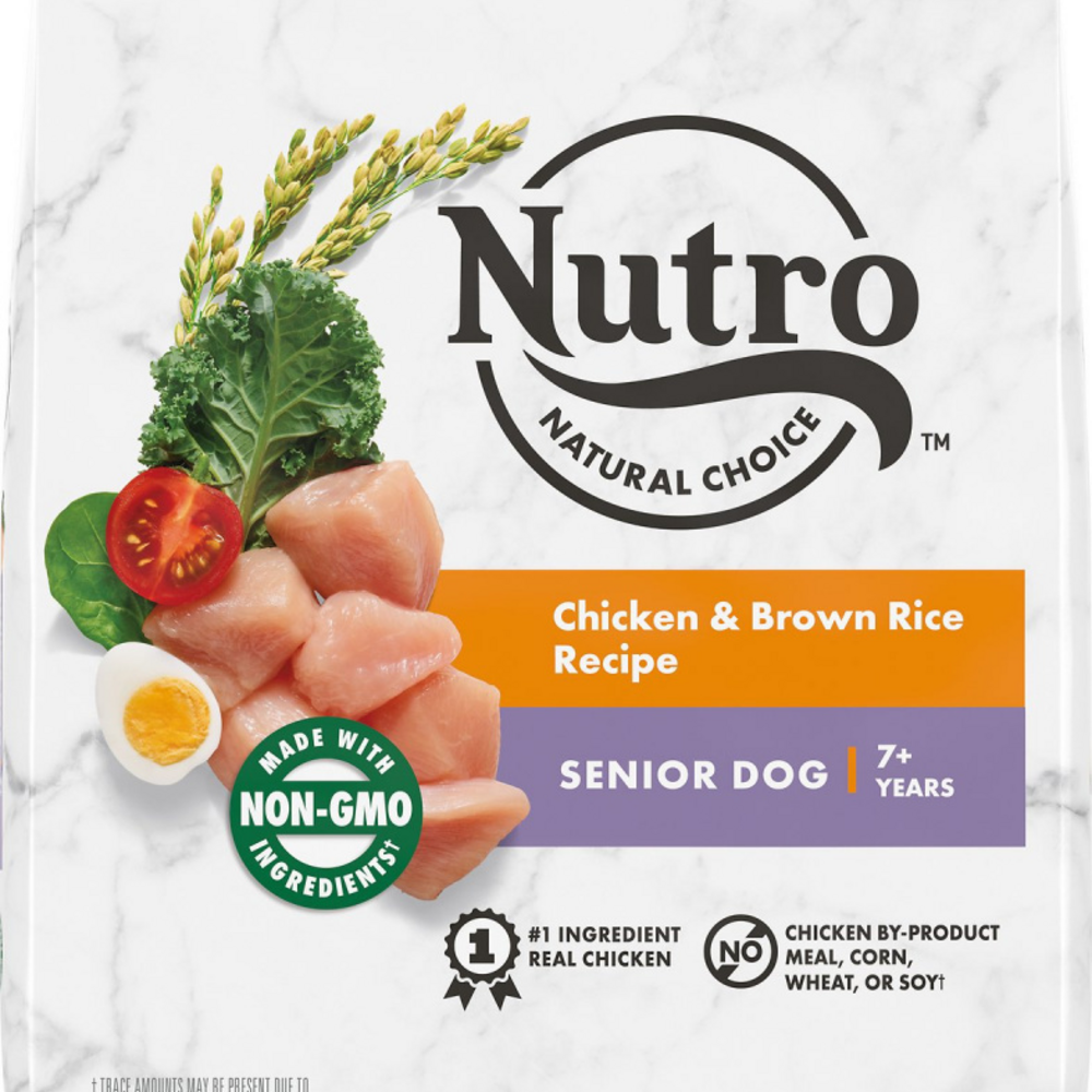 Nutro Wholesome Essentials Senior Chicken, Whole Brown Rice and Sweet Potato Formula Dry Dog Food