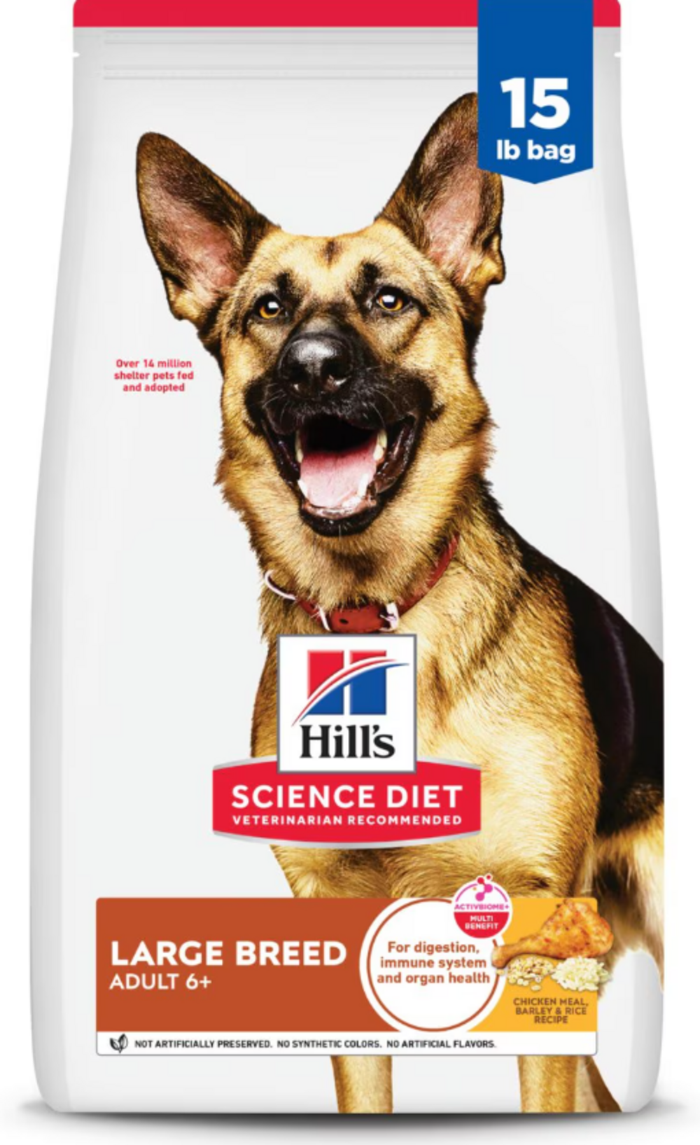 Hill's Science Diet Adult 6+ LG Breed Chicken Meal, Rice, & Barley Recipe Dry Dog Food
