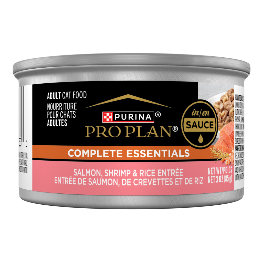 Purina Pro Plan Complete Essentials Salmon Shrimp and Rice in Sauce Wet Cat Food