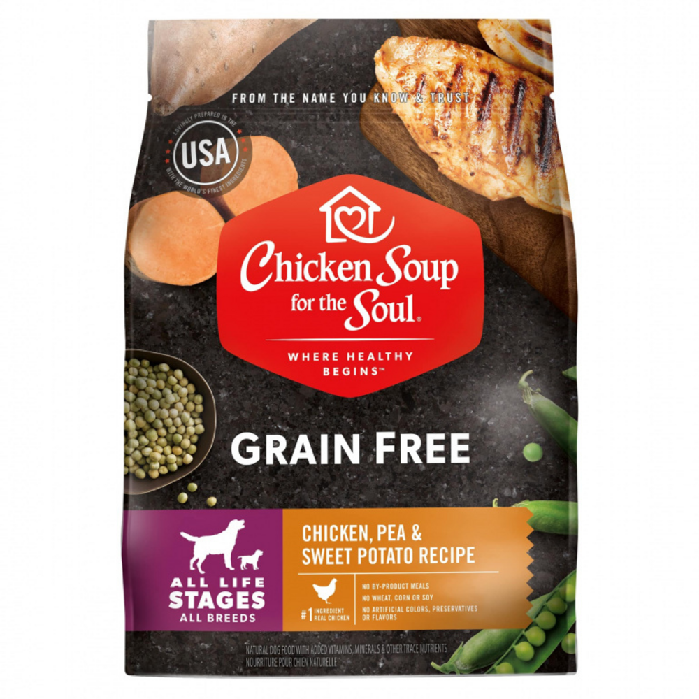 Chicken Soup For The Soul Grain Free Chicken, Pea, & Sweet Potato Dry Dog Food