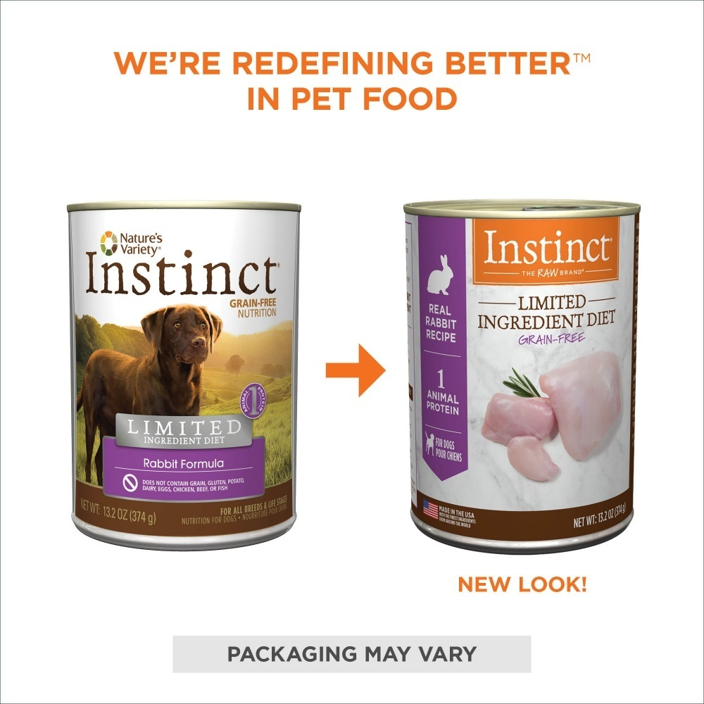 
                  
                    Instinct Grain Free LID Rabbit Canned Dog Food
                  
                