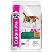 Load image into Gallery viewer, Eukanuba Fit Body Weight Control Medium Breed Dry Dog Food