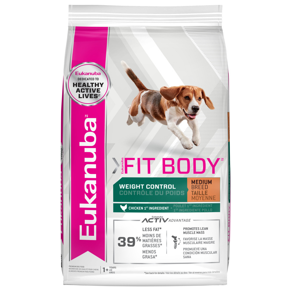 Eukanuba Fit Body Weight Control Medium Breed Dry Dog Food