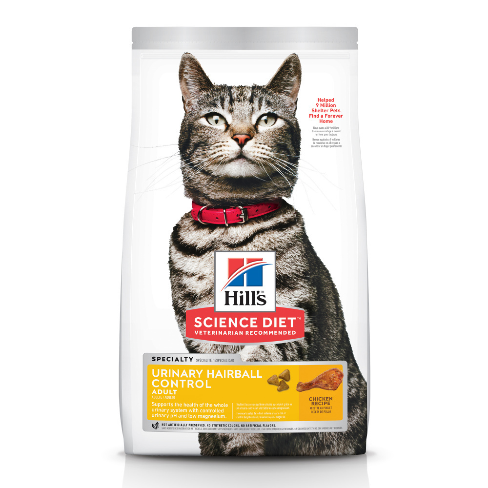 
                  
                    Hill's Science Diet Adult Urinary Hairball Control Chicken Recipe Dry Cat Food
                  
                