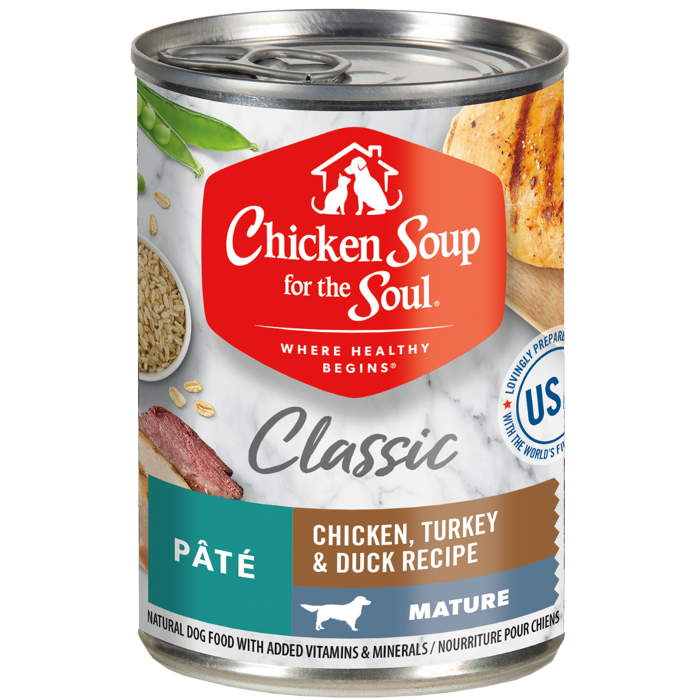 Chicken Soup Mature Chicken, Turkey & Duck Recipe Canned Dog Food