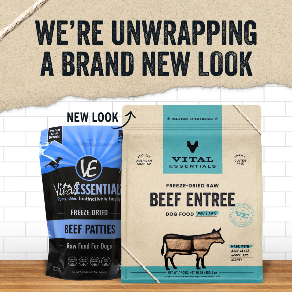 
                  
                    Vital Essentials Freeze Dried Beef Grain Free Mini Patties Entree for Dogs Food
                  
                
