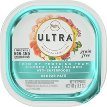 Load image into Gallery viewer, Nutro Ultra Senior Chicken, Lamb, &amp; Salmon Pate Wet Dog Food