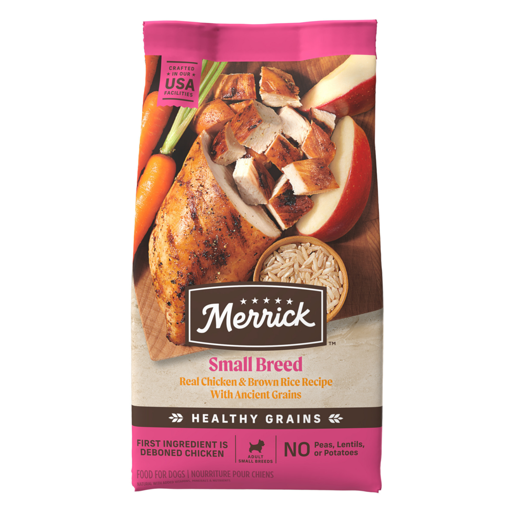 
                  
                    Merrick Healthy Grains Premium Dry Wholesome And Natural Kibble Small Breed Recipe
                  
                