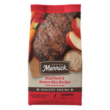 Load image into Gallery viewer, Merrick Healthy Grains Premium Adult Dry Dog Food, Wholesome And Natural Kibble With Beef And Brown Rice