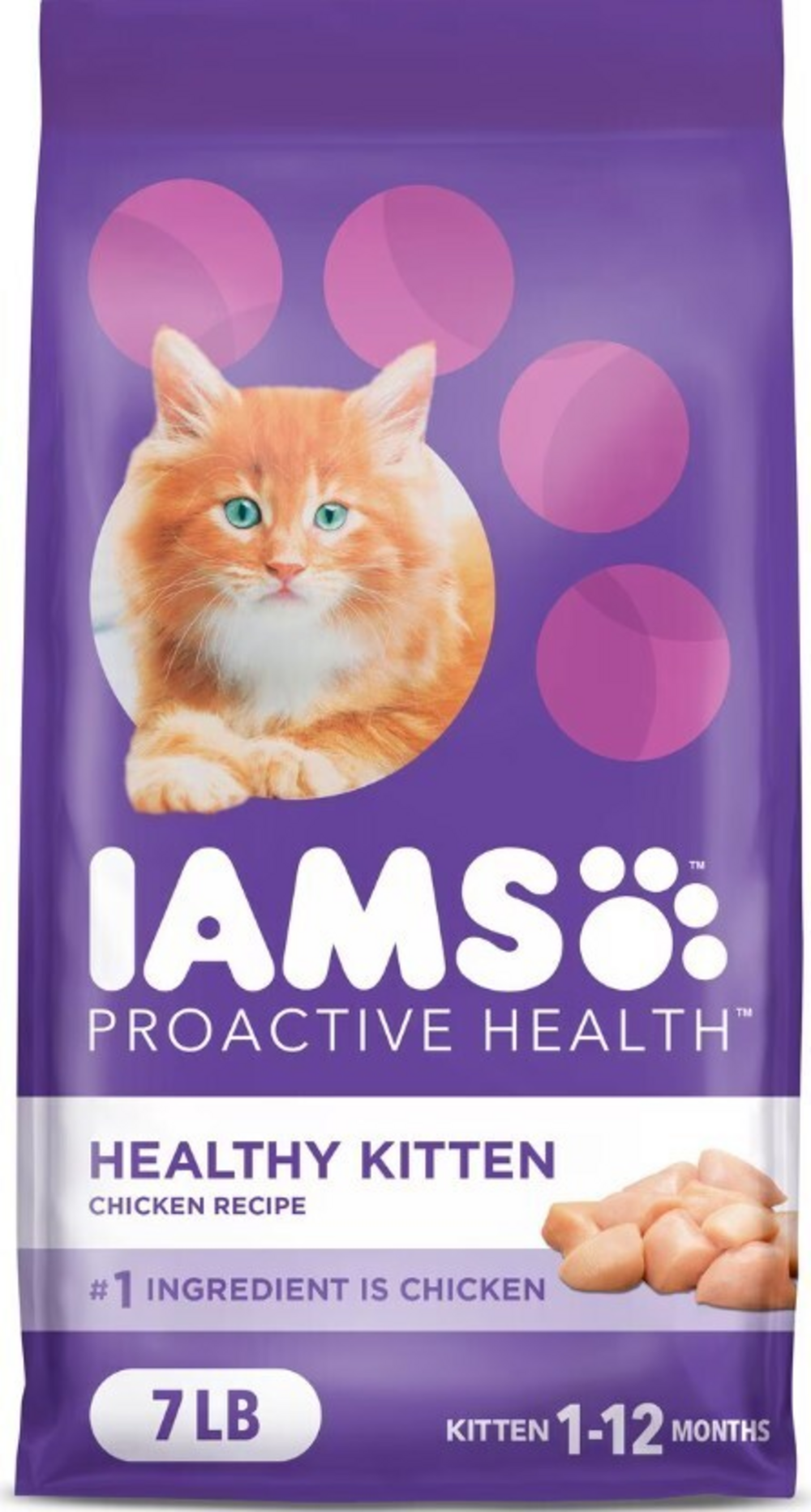 Iams ProActive Health Kitten Chicken Recipe Dry Cat Food