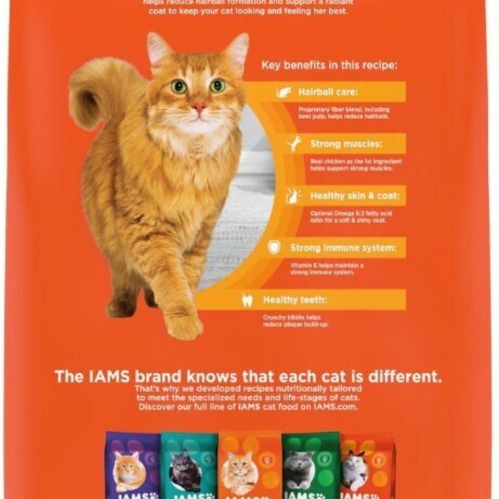 Iams ProActive Health Hairball Care Recipe Dry Cat Food