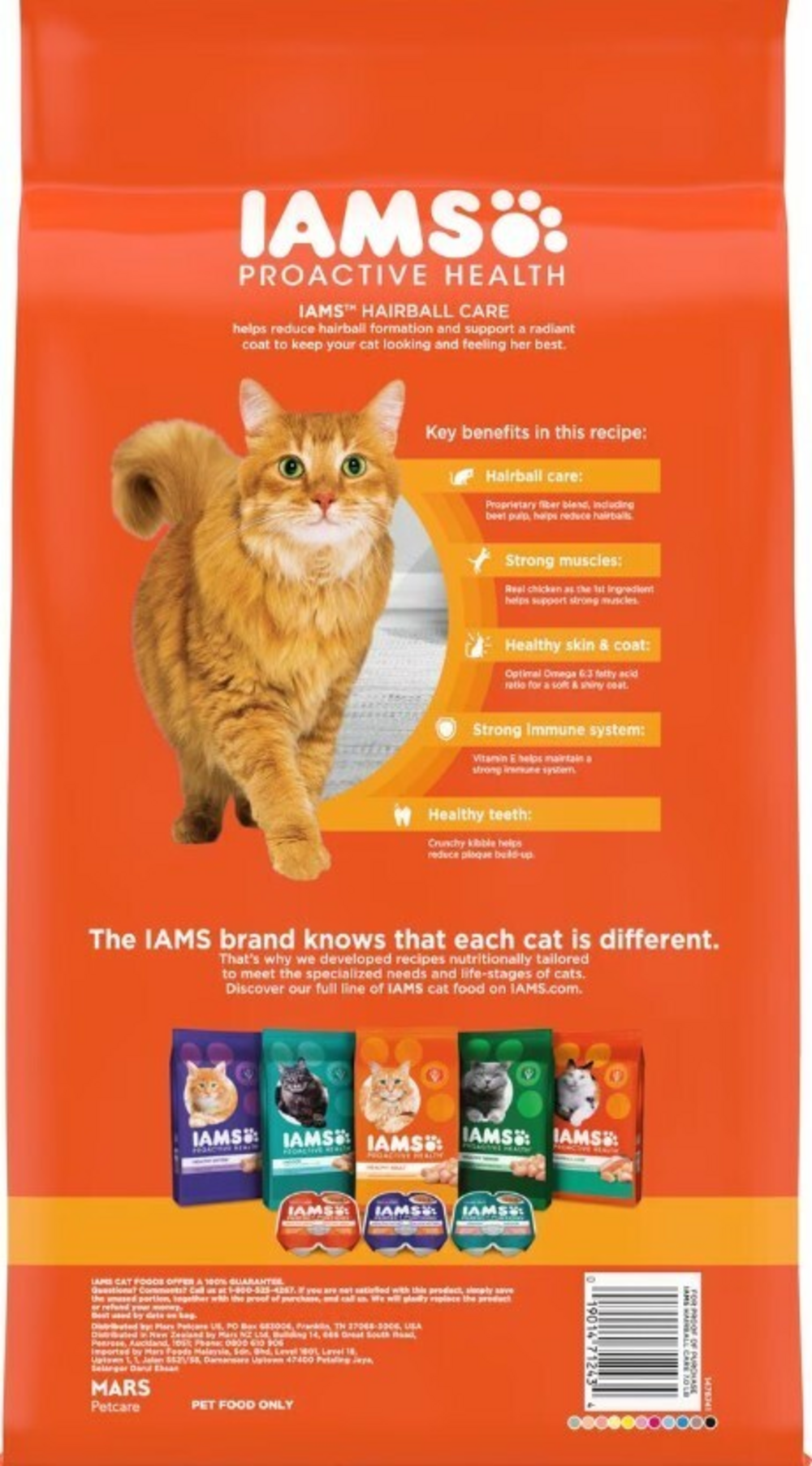 Iams ProActive Health Hairball Care Recipe Dry Cat Food