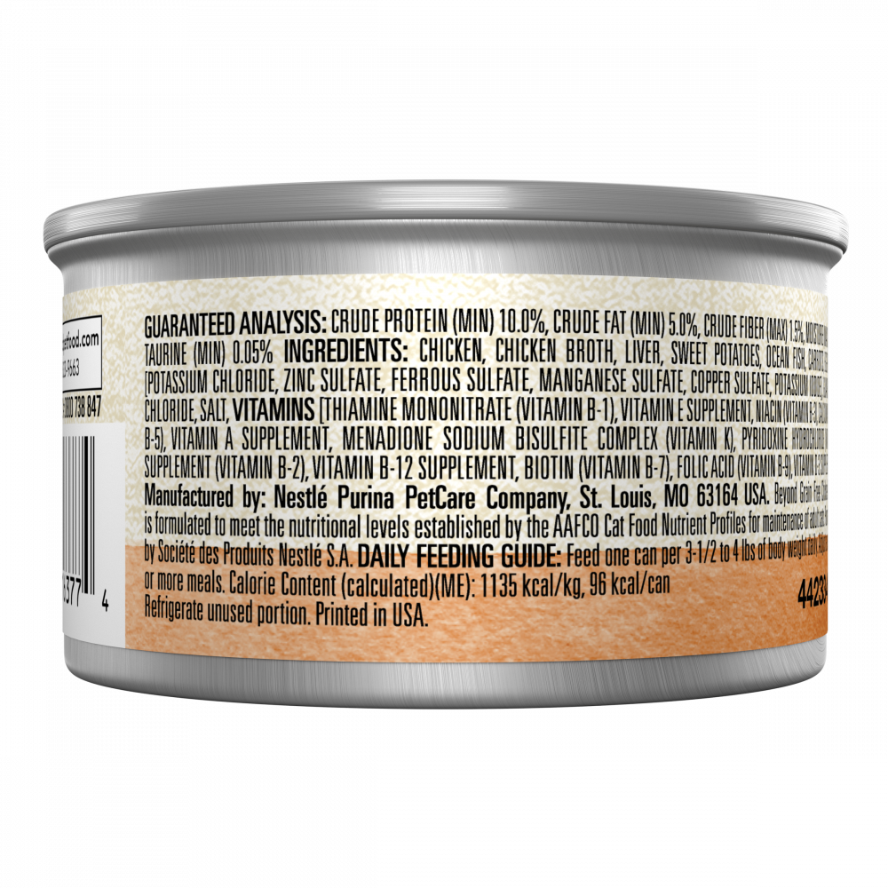 
                  
                    Purina Beyond Grain-Free Chicken & Sweet Potato Pate Recipe Canned Cat Food
                  
                