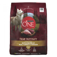 Load image into Gallery viewer, Purina ONE SmartBlend True Instinct Real Turkey &amp; Venison Adult Premium Dry Dog Food