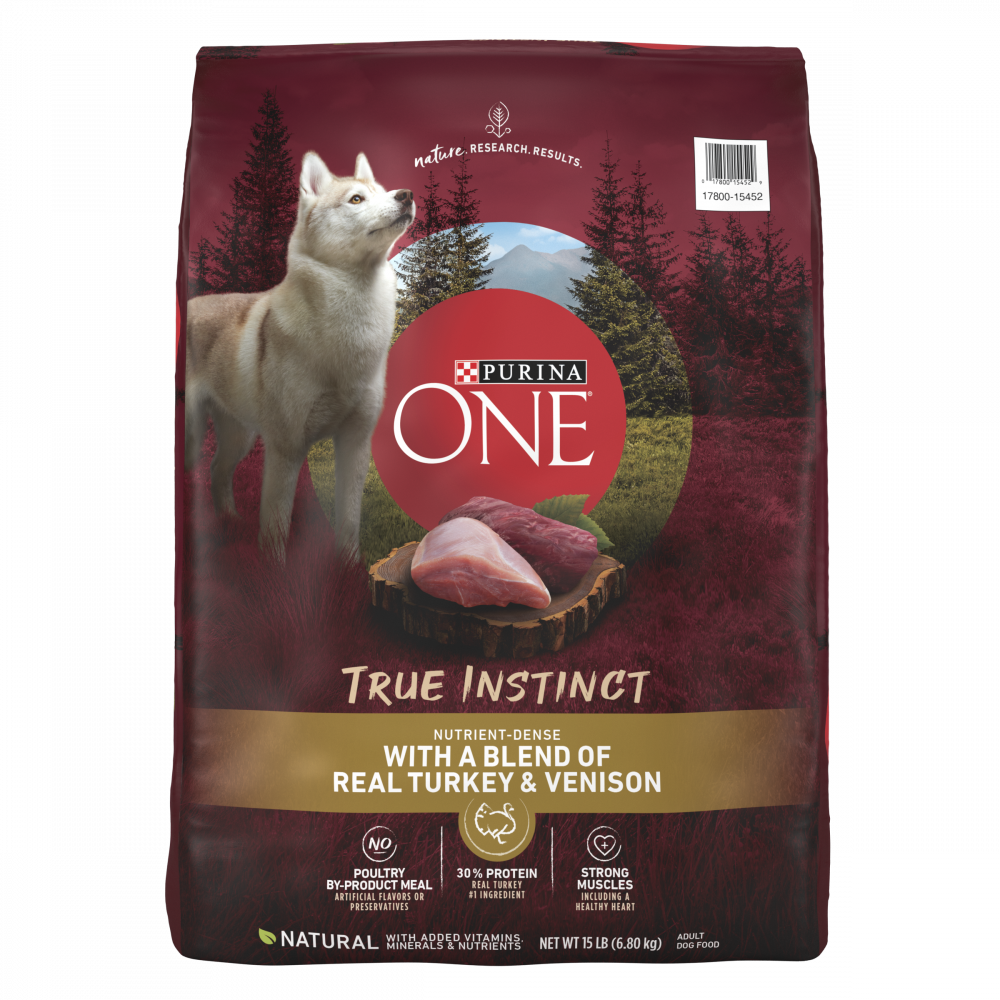 
                  
                    Purina ONE SmartBlend True Instinct Real Turkey & Venison Adult Premium Dry Dog Food
                  
                