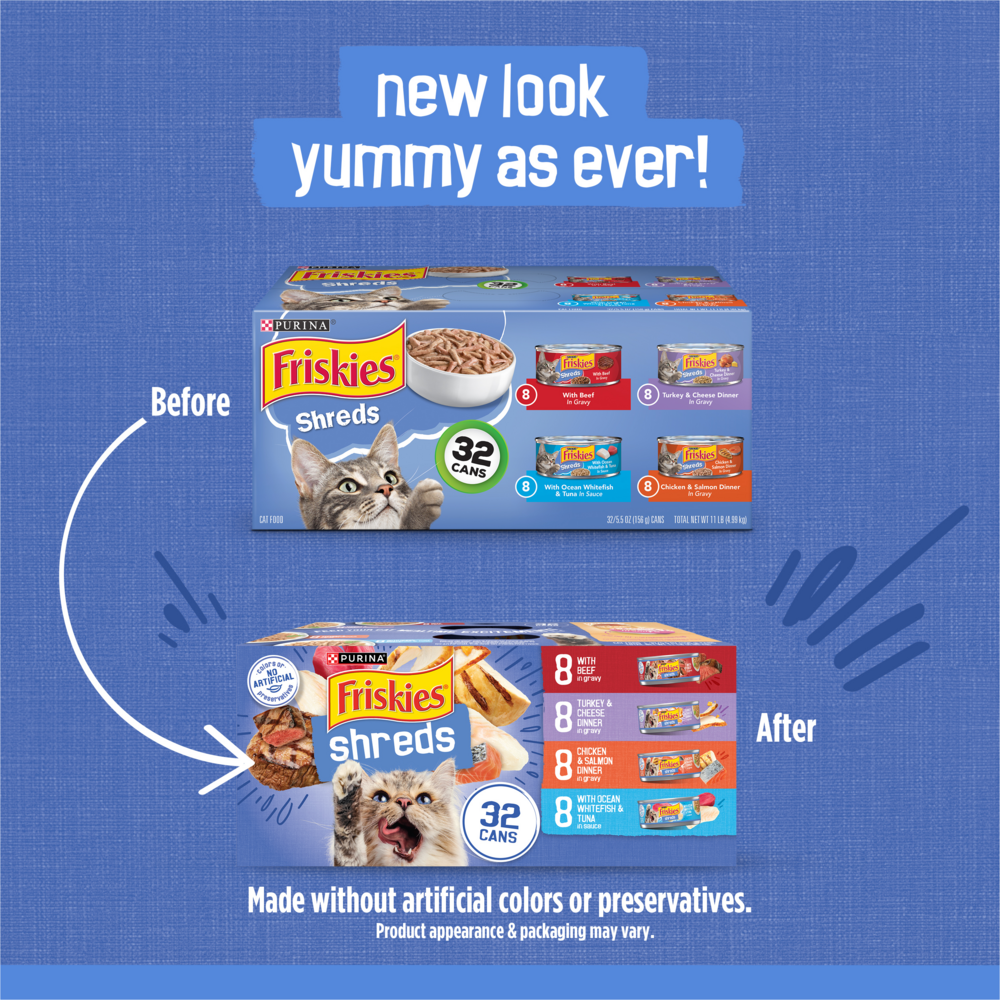 
                  
                    Friskies Shreds Variety Pack Canned Cat Food
                  
                