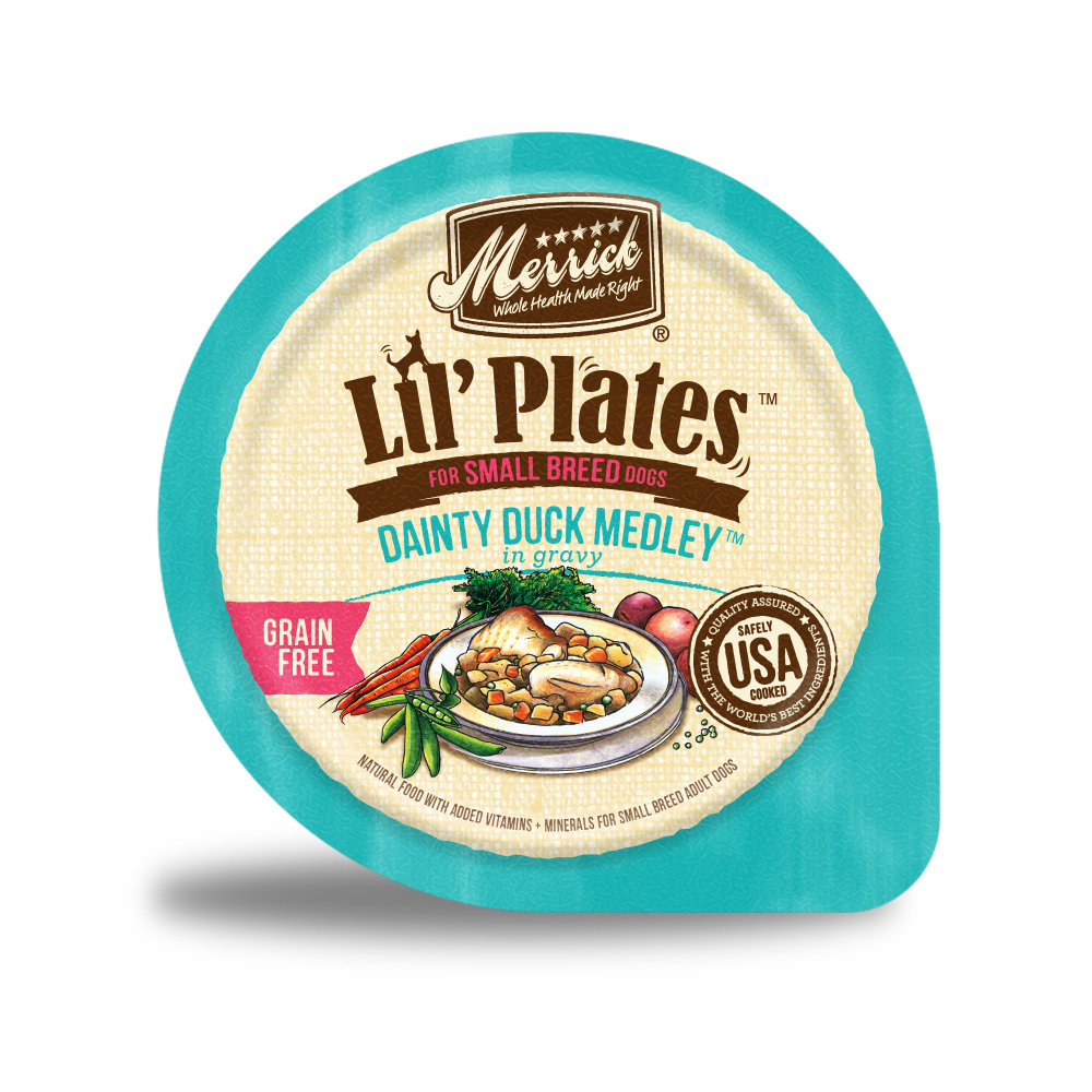 
                  
                    Merrick Lil' Plates Adult Small Breed Grain Free Dainty Duck Medley Canned Dog Food
                  
                