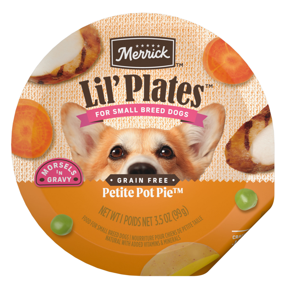 Merrick Lil' Plates Adult Small Breed Grain Free Petite Pot Pie Canned Dog Food