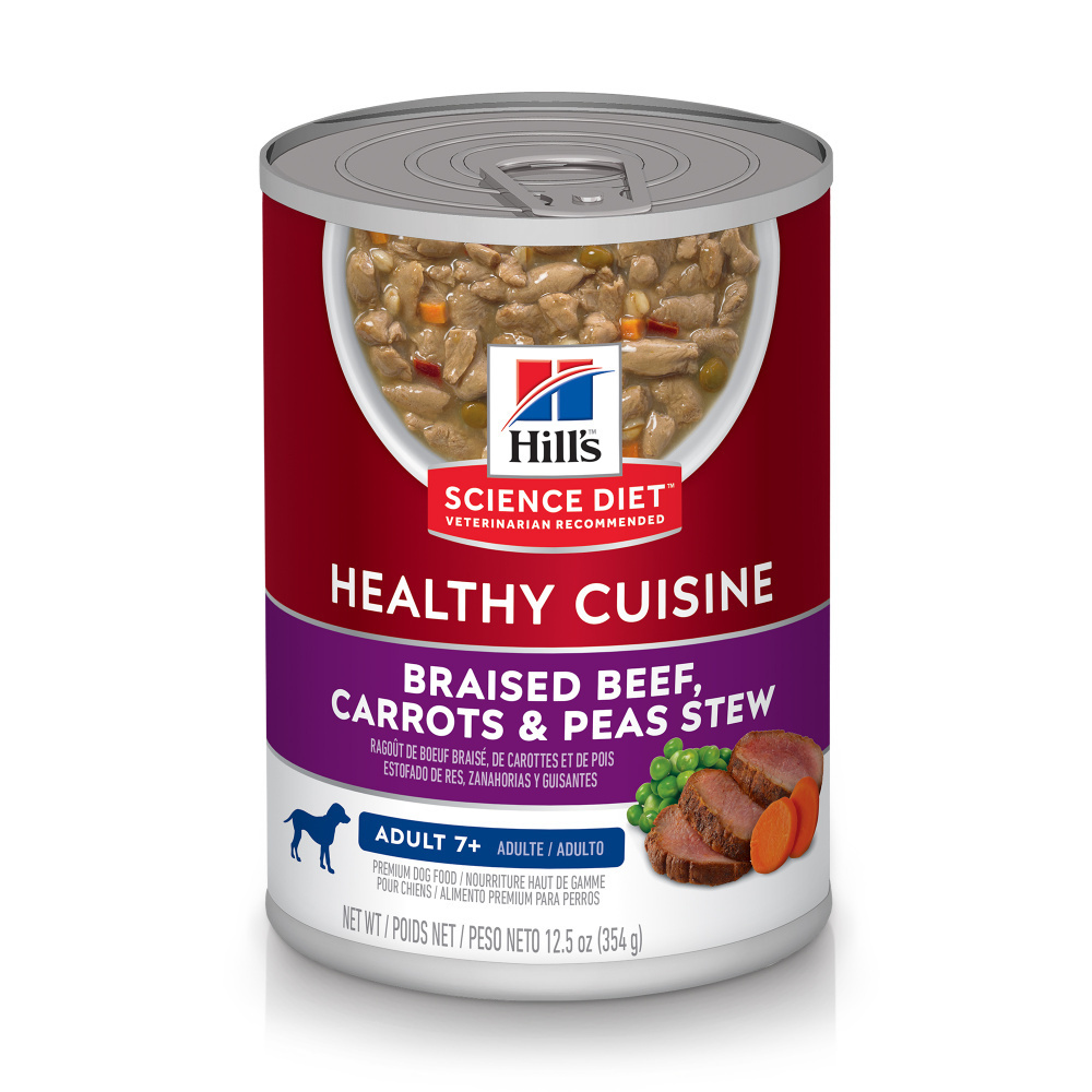 
                  
                    Hill's Science Diet Healthy Cuisine Adult 7+ Braised Beef, Carrots, & Peas Stew Canned Dog Food
                  
                