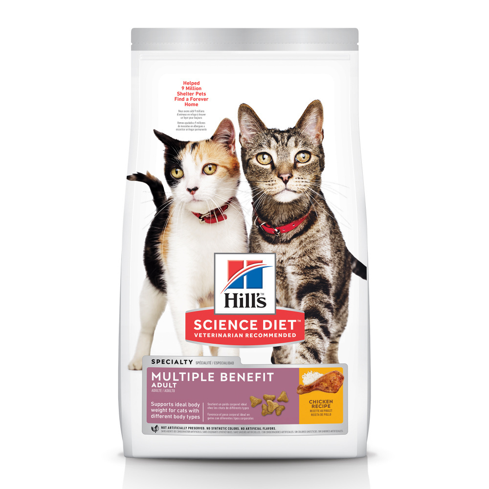 
                  
                    Hill's Science Diet Adult Multiple Benefit Chicken Recipe Dry Cat Food
                  
                