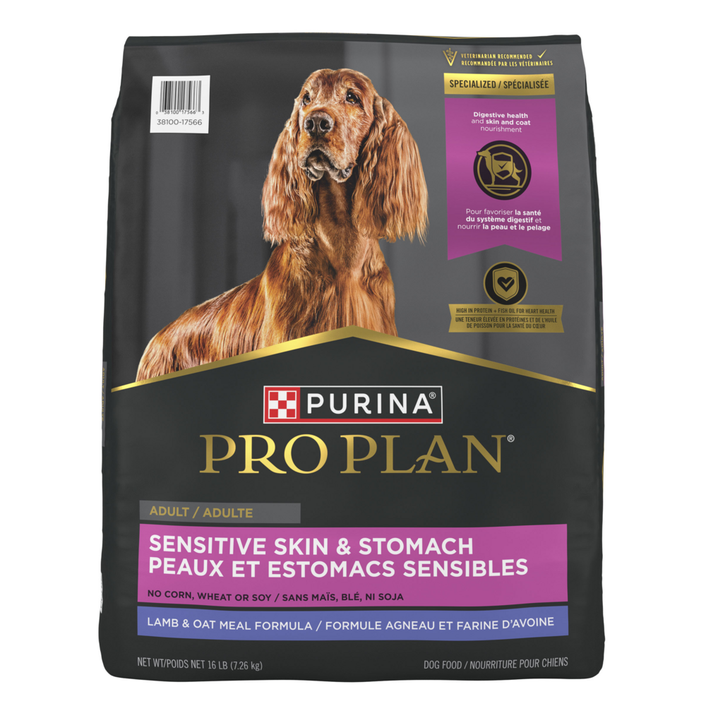 Purina Pro Plan Sensitive Skin & Stomach Lamb & Oatmeal Dry Dog Food