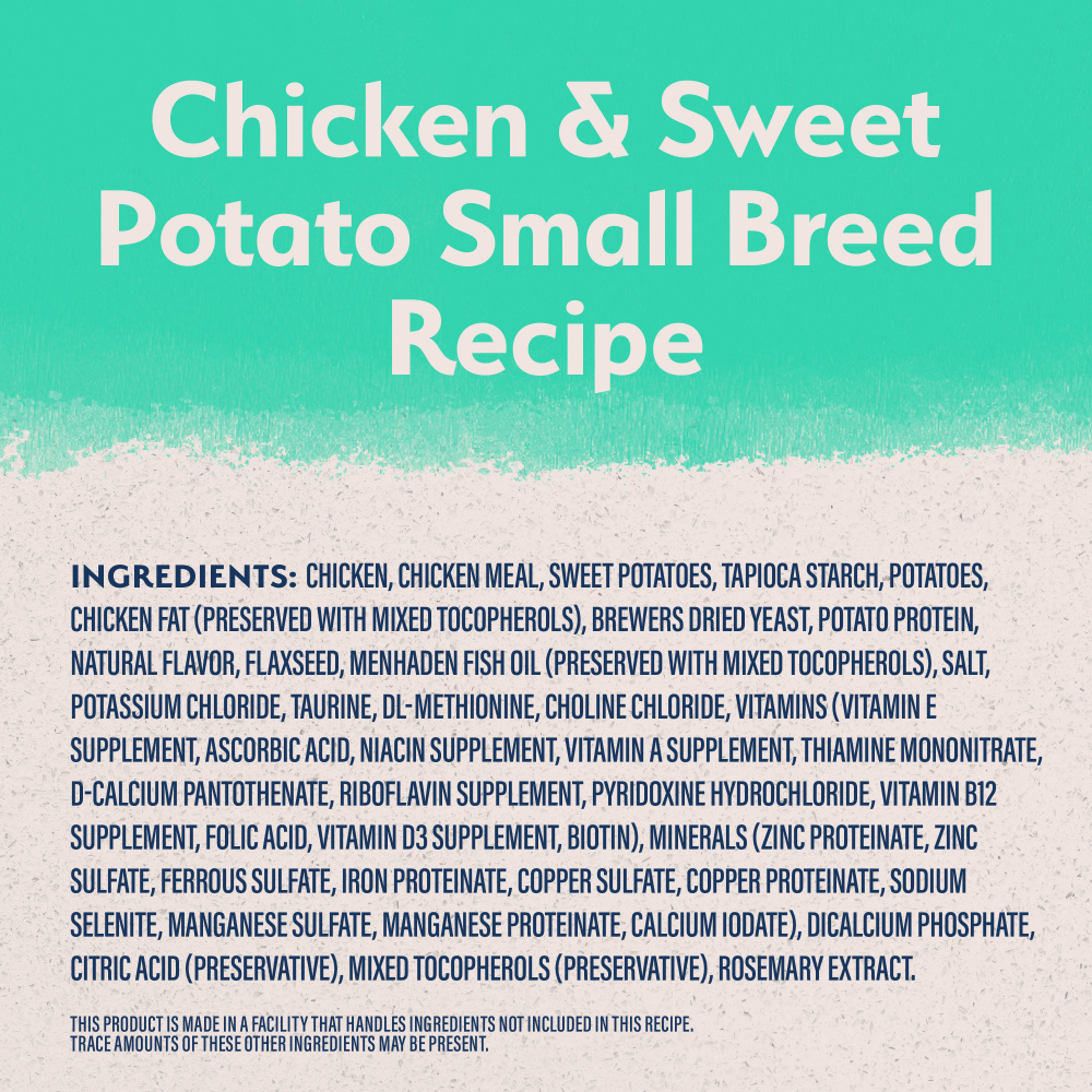 
                  
                    Natural Balance Limited Ingredient Grain Free Chicken & Sweet Potato Small Breed Recipe Dry Dog Food
                  
                