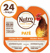 Load image into Gallery viewer, Nutro Perfect Portions Grain-Free Chicken Recipe Cat Food Trays