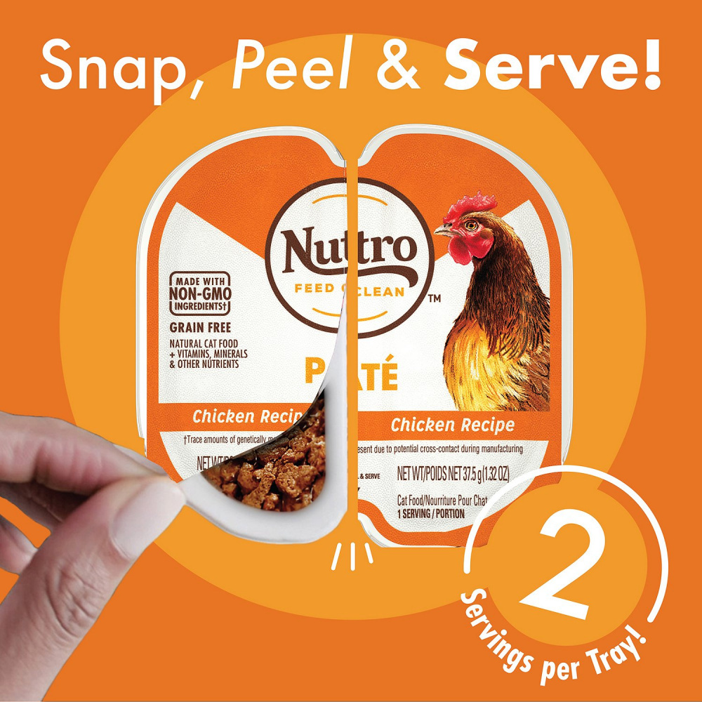 
                  
                    Nutro Perfect Portions Grain-Free Chicken Recipe Cat Food Trays
                  
                