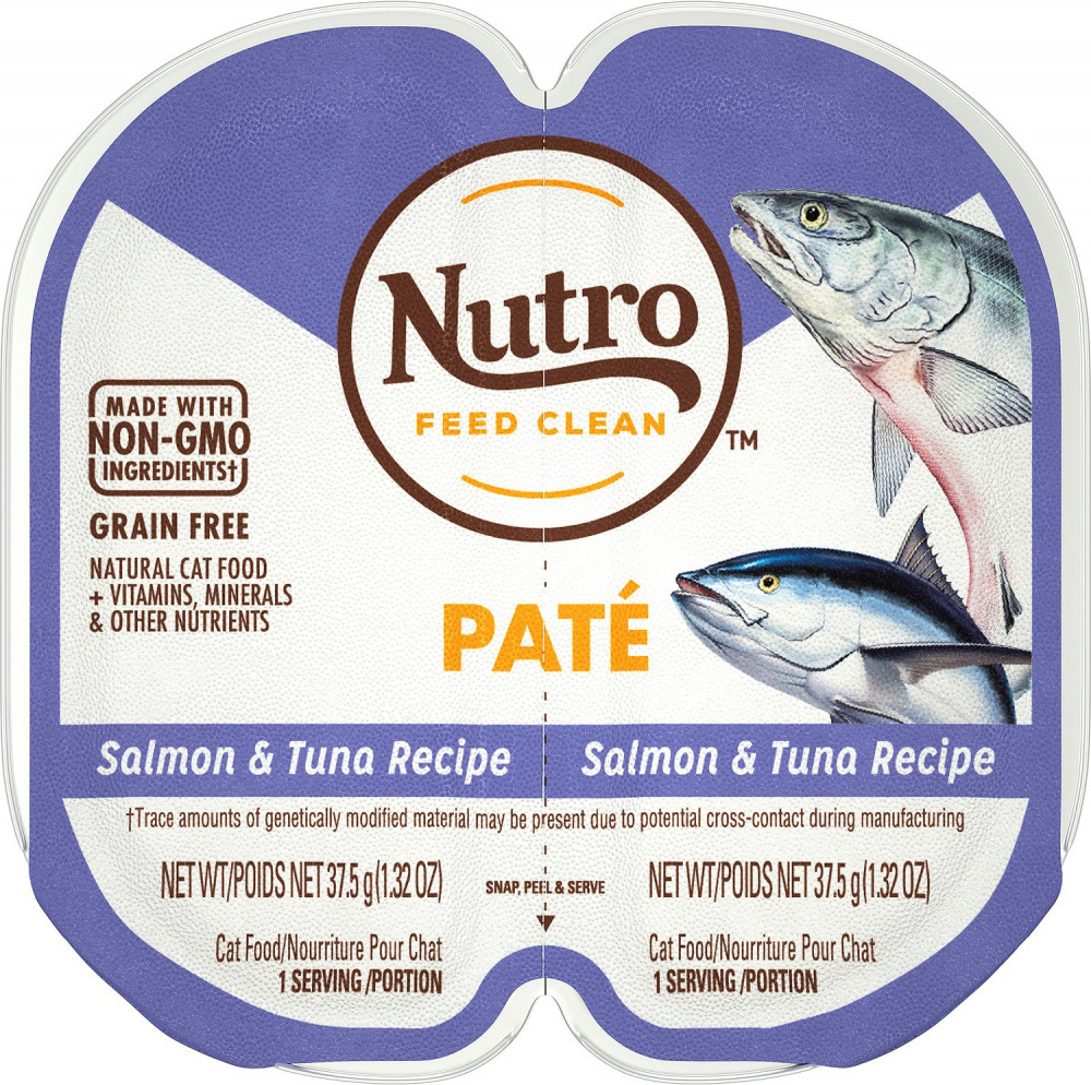 
                  
                    Nutro Perfect Portions Grain-Free Salmon & Tuna Recipe Cat Food Trays
                  
                