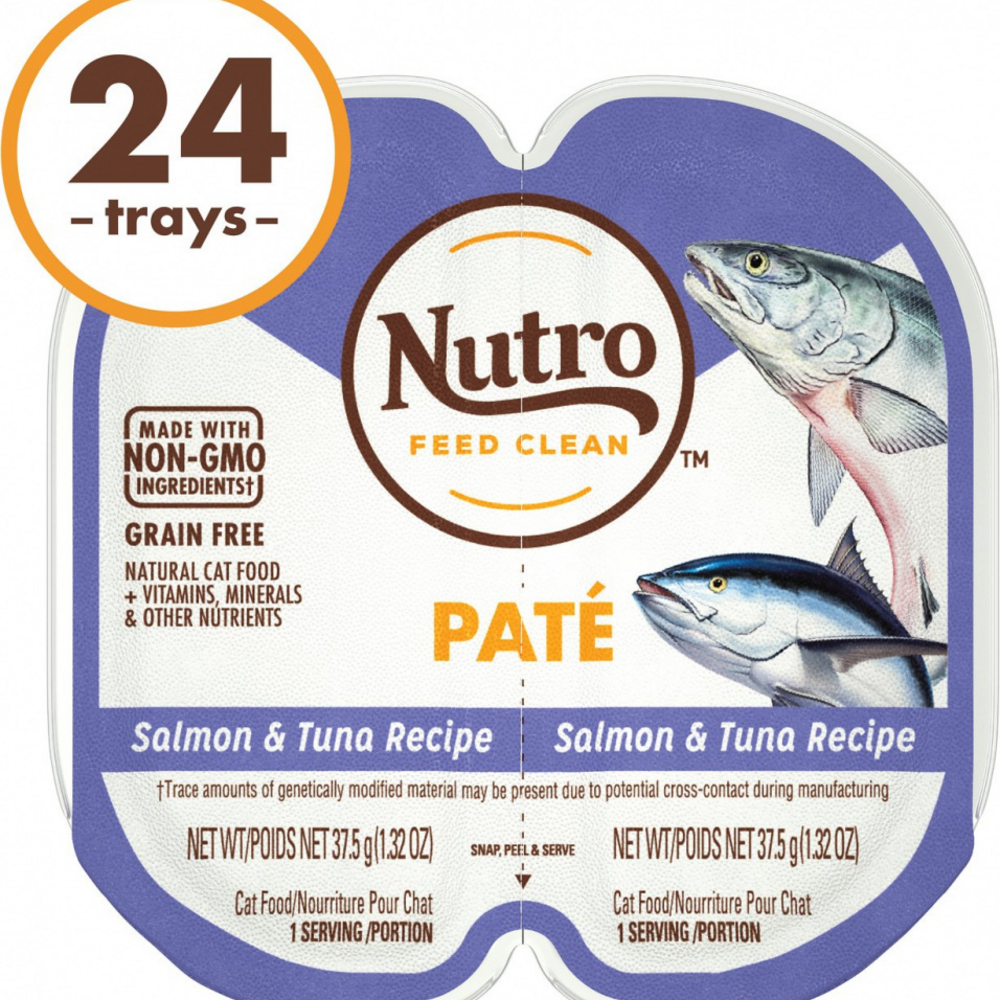 
                  
                    Nutro Perfect Portions Grain-Free Salmon & Tuna Recipe Cat Food Trays
                  
                