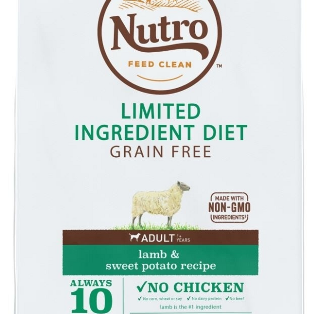 
                  
                    Nutro Limited Ingredient Diet Grain Free Adult Lamb and Sweet Potato Dry Dog Food
                  
                