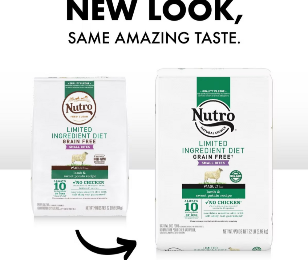 
                  
                    Nutro Limited Ingredient Diet Grain Free Small Bites Adult Lamb and Sweet Potato Dry Dog Food
                  
                