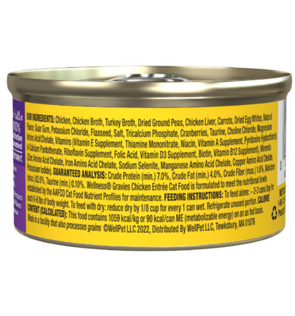 Wellness Complete Health Gravies Chicken Entree Wet Cat Food