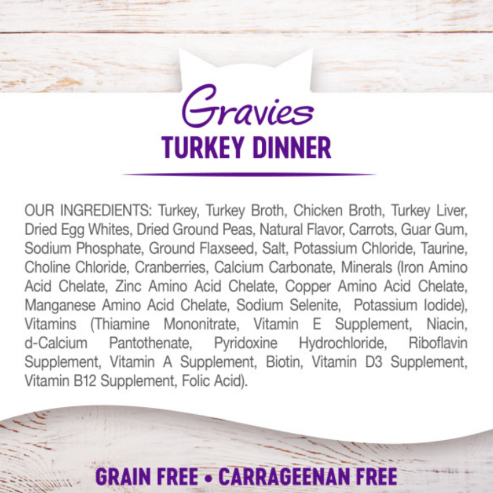 
                  
                    Wellness Natural Grain Free Gravies Turkey Dinner Canned Cat Food
                  
                