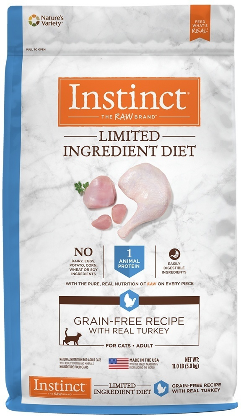 Instinct Limited Ingredient Diet Grain Free Turkey Dry Cat Food