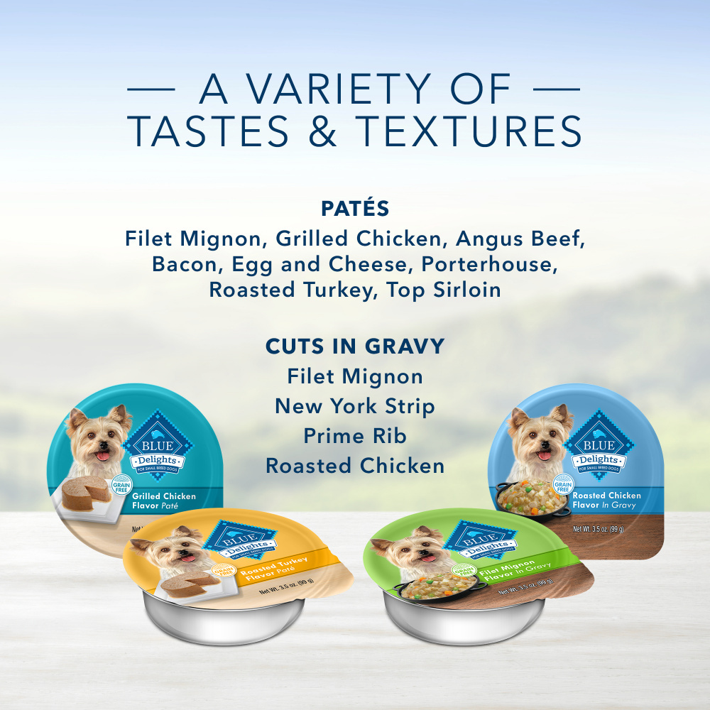 
                  
                    Blue Buffalo Blue Delights for Small Breed Dogs Roasted Turkey Flavor Pate Wet Food
                  
                