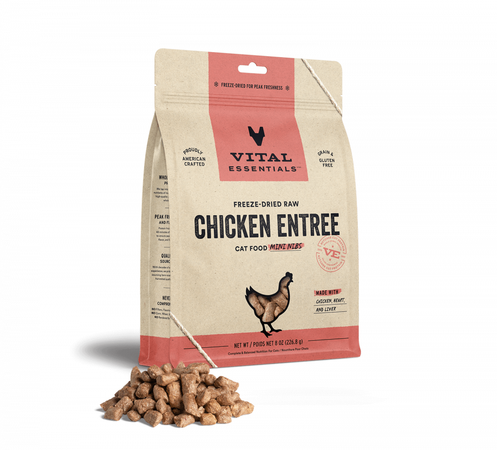 
                  
                    Vital Essentials Grain Free Chicken Mini Nibs Freeze Dried Raw Food for Cats
                  
                