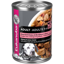 Load image into Gallery viewer, Eukanuba Adult Mixed Grill Beef &amp; Chicken Dinner in Gravy Canned Dog Food