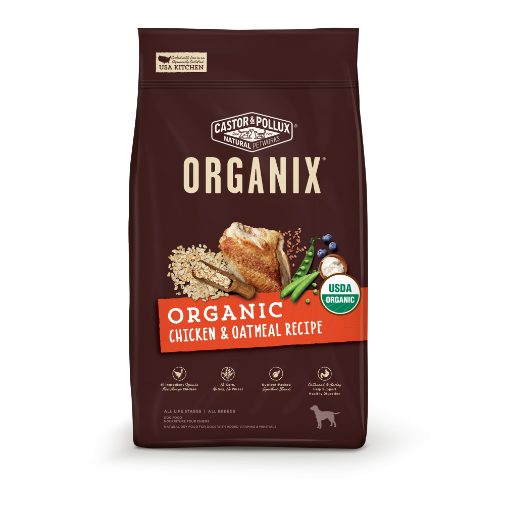 Castor and Pollux Organix Organic Chicken and Oatmeal Dry Dog Food