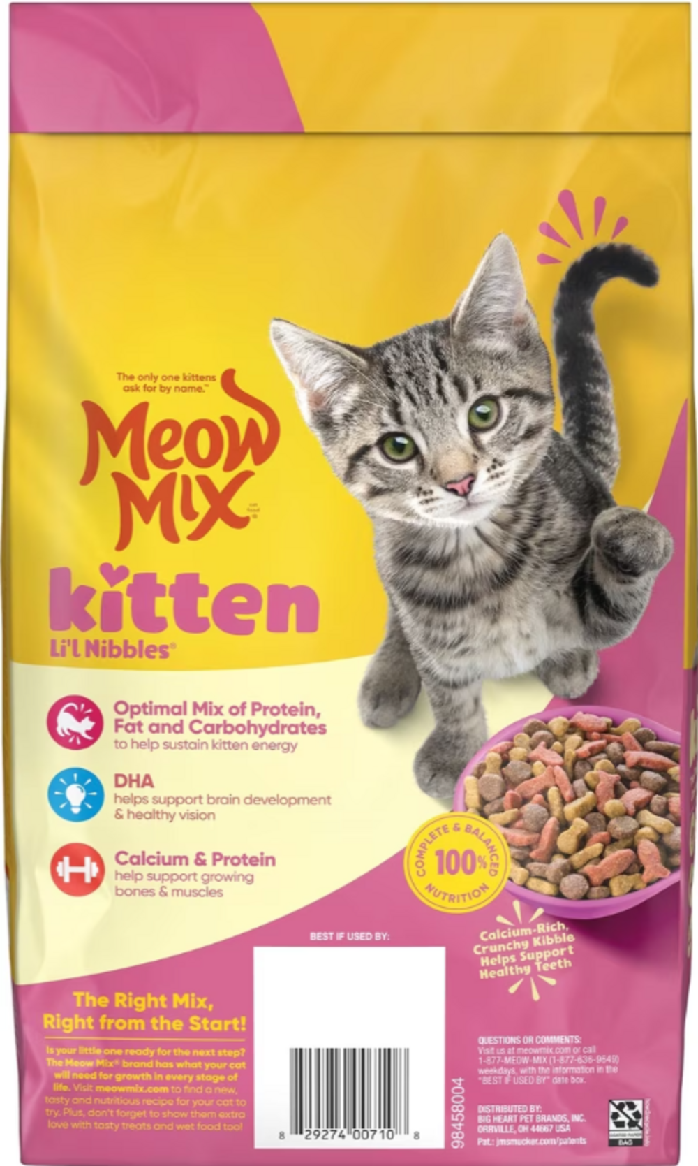 Meow Mix Kitten Li'l Nibbles Dry Cat Food