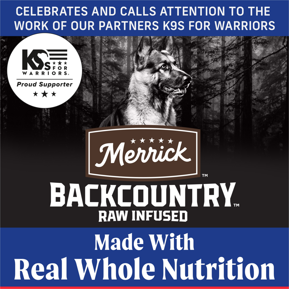 
                  
                    Merrick Backcountry Grain Free Dry Adult Dog Food, Kibble With Freeze Dried Raw Pieces Heros Banquet Recipe
                  
                