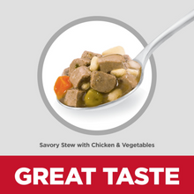 Load image into Gallery viewer, Hill&#39;s Science Diet Adult SM Paws Savory Stew with Chicken &amp; Vegetables Dog Food Trays