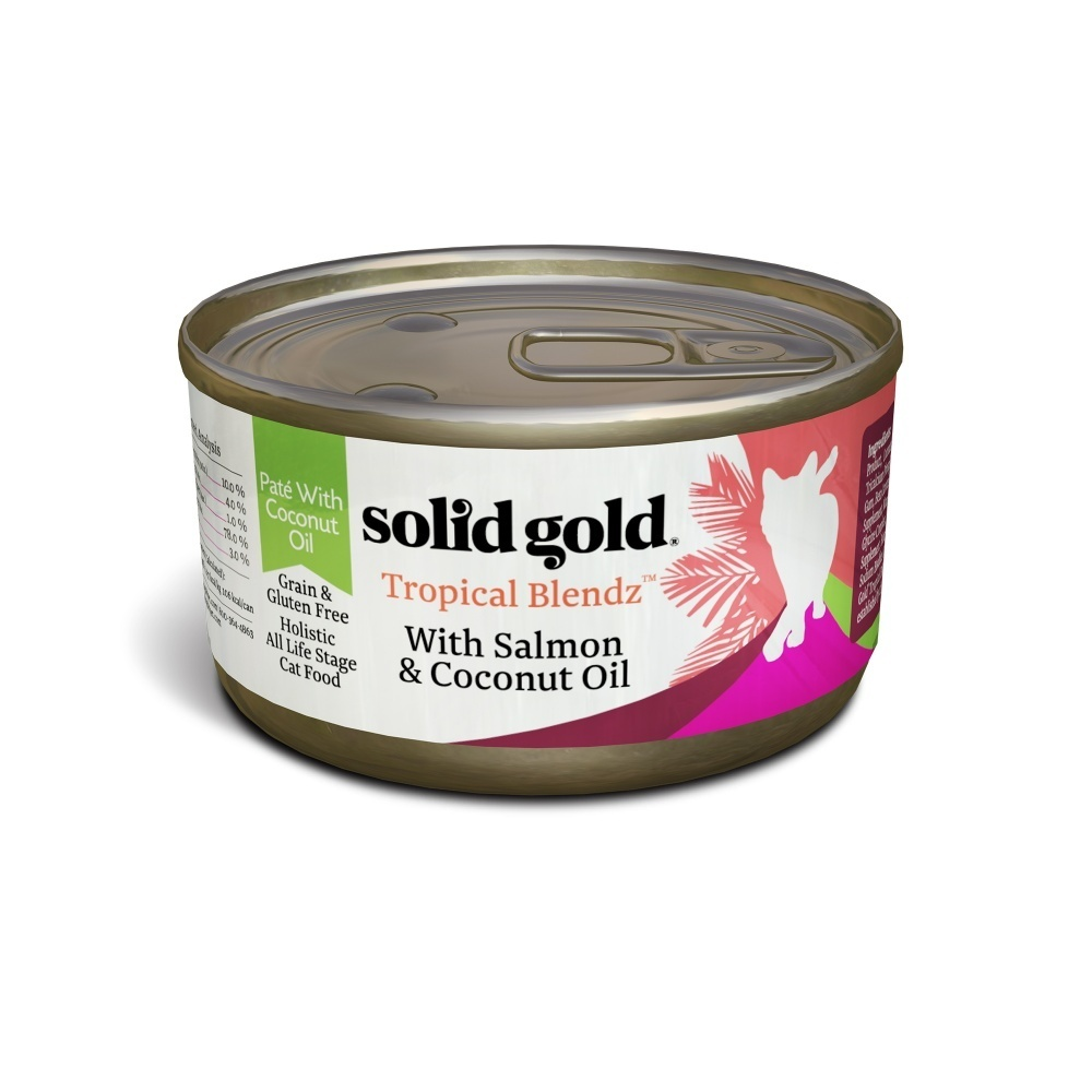 
                  
                    Solid Gold Tropical Blendz Grain Free Pate with Salmon & Coconut Oil Canned Cat Food
                  
                